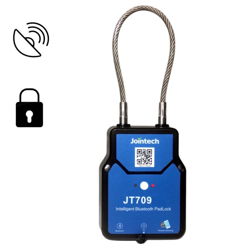 Truck GPS Bluetooth Tracking Padlock Authorization Unload Recharge Portable