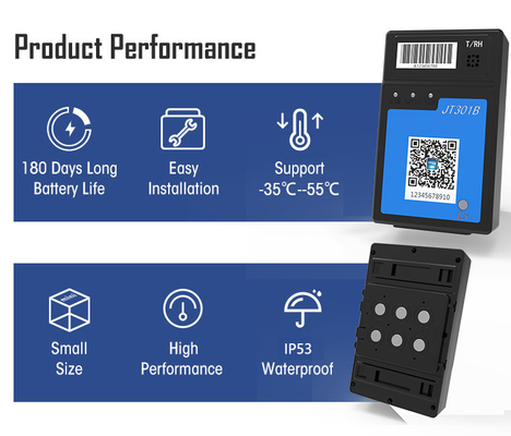 4G Cold Chain GPS Tracker Temperature Humidity Sensor Strong Magnet