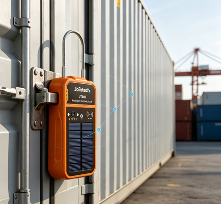 jointech JT800 Solar AI Kilidi – Gerçek Zamanlı Kargo GPS Takip Cihazı Asma Kilit